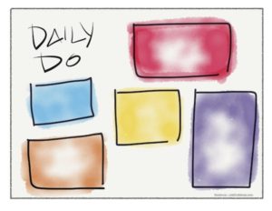 daily do, post it notes