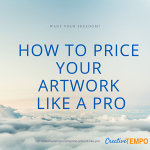 sky above clouds - How to price your artwork like a pro graphic