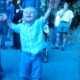 little boy dancing
