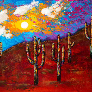 Saguaro Light painting